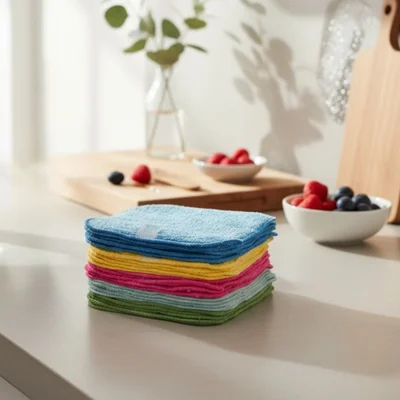 ORGANIC cotton reusable wipes - RAINBOW - RAINBOW
