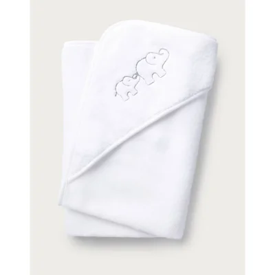Organic Hydrocotton Elephant Hooded Baby Towel - Default