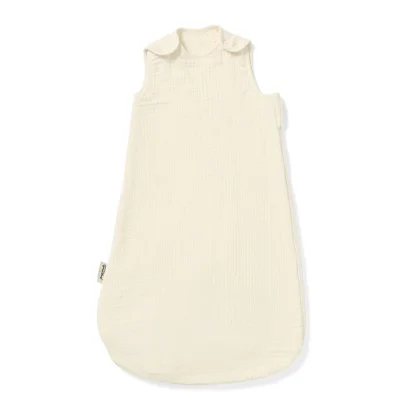 Organic Muslin Baby Sleeping Bag in Ecru - 1.0 Tog