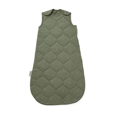 Organic Quilt Baby Sleeping Bag in Juniper with Sage - 2.5 Tog - 0-6 months