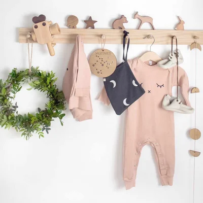 Organic Zoo Sleepy Playsuit - Clay — image 3