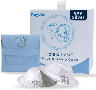 Original Silver Nursing Cups for Breastfeeding