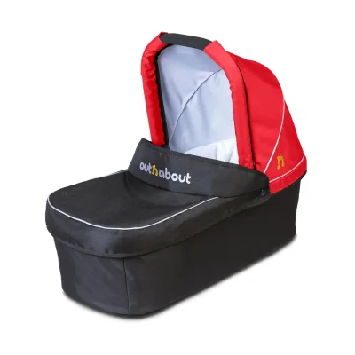 Out n About Nipper Double Carrycot Hood Fabric - Purple Punch**