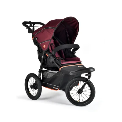 Out n About Nipper V6 PLUS Single Pushchair - Brambleberry Red
