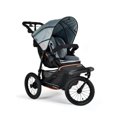Out n About Nipper V6 PLUS Single Pushchair - Rocksalt Grey