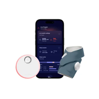 Owlet Smart Sock 3 Baby Monitor - Deep Sea Green — image 21