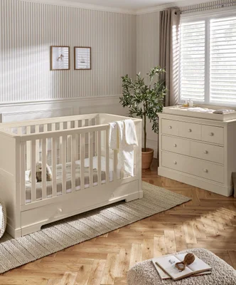 Oxford 2 Piece Cotbed Set with Dresser Changer