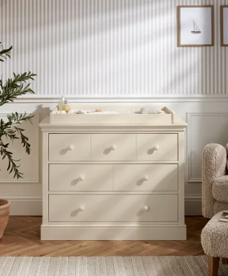 Oxford 3 Drawer Dresser & Baby Changing Unit