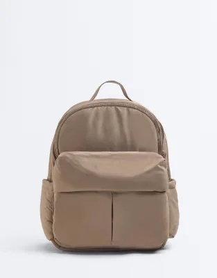 OYSHO Maxi maternity backpack in toasted brown