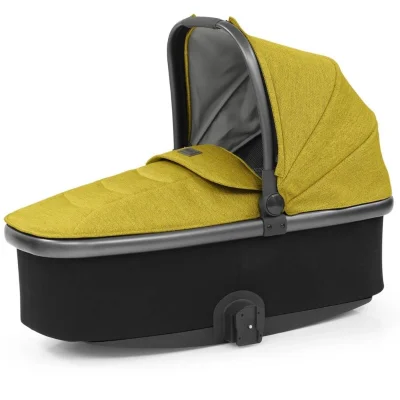 Oyster 3 City Grey Finish Carrycot-Mustard