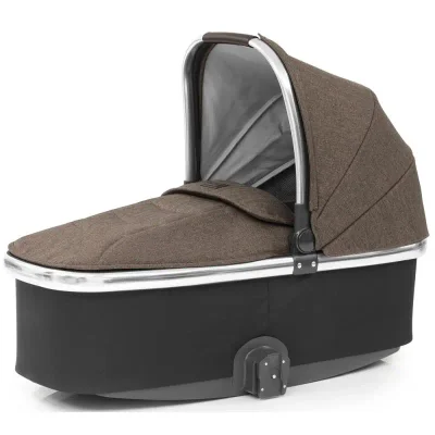 Oyster 3 Mirror Finish Carrycot-Truffle (CL)