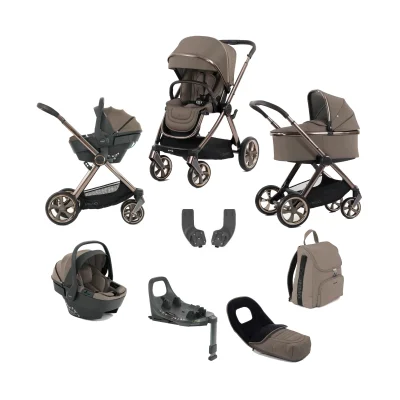 Oyster 4 7 Piece LUXURY Bundle with Capsule 360 i-Size Car Seat - Mink