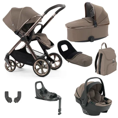 Oyster Oyster 4 360 Travel System- Mink - Luxury Bundle - Mink / Ultimate Bundle