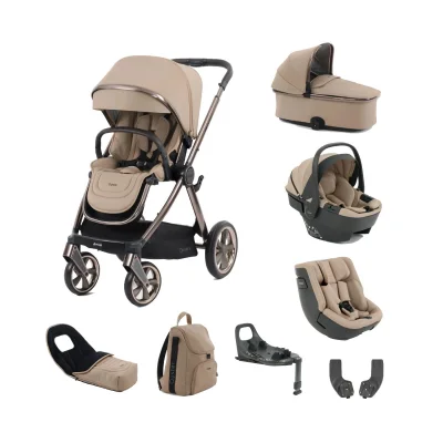 Oyster Ultimate 360 (Capsule & Toddler Car Seat) Family Bundle - Fawn