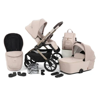 Oyster Vee Stroller Bundle- Vanilla