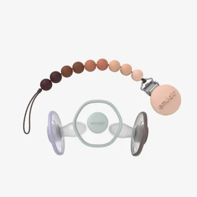 Pacifier 3 Pack and Clip Gift Set