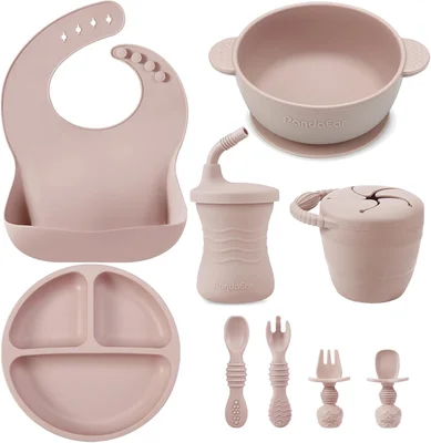 PandaEar Silicone Baby Feeding Set