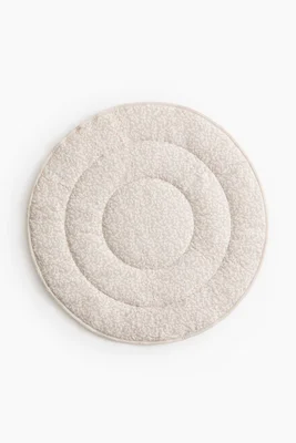 Patterned cotton baby mat