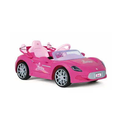 Peg Perego Barbie Electric Car (Remote Control) - Pink