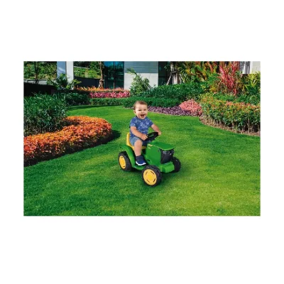 Peg Perego John Deere Mini Childrens Ride On Tractor-Green - Default