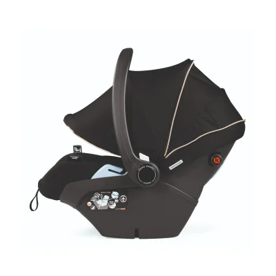 Peg Perego Primo Viaggio Lounge Reclining i-Size Infant Car Seat - Graphic Gold - Black