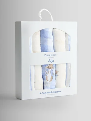 Peter Rabbit Blue Peter Rabbit™ 5-Pack Muslins