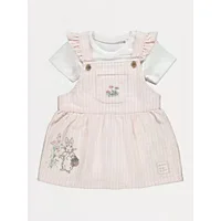 Peter Rabbit Striped Pinafore and Bodysuit Outfit