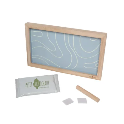 Petit Artichaut 2 Prints Frame - Blue Abstract