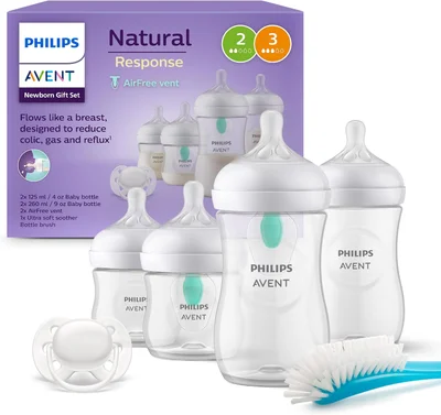 Philips Avent AirFree Vent Baby Bottle Newborn Gift Set