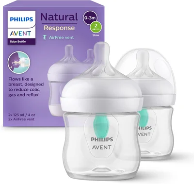 Philips Avent Natural Response Baby Bottle - 2 Units / 1 Baby Bottle