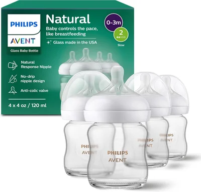 Philips Avent Glass Natural Baby Bottles
