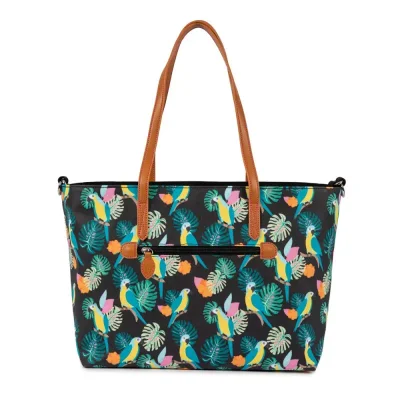 Pink Lining Nottinghill Tote-Parrot Black