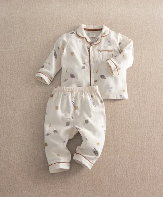 Planets Woven Pyjamas - 9-12 Months