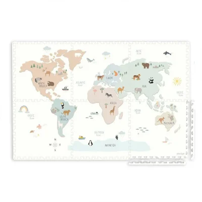 Play & Go Tiloo Puzzle Play Mat - World Map - World Map