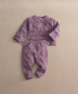 Plum Knit Set - 6-9 Months