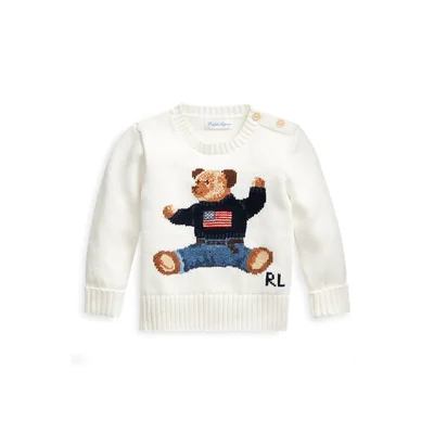 Polo Bear Cotton Jumper - Nevis