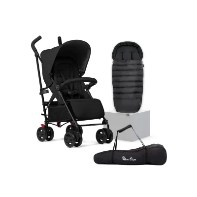 Pop 2 Space Stroller & Footmuff Bundle (4 piece)