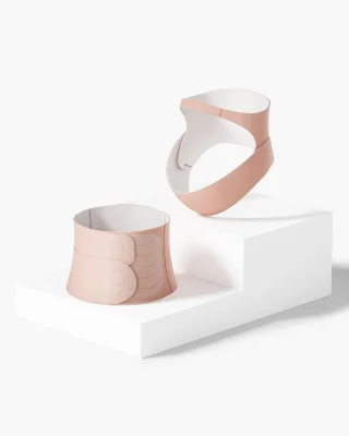 Postpartum Recovery Bundle: Ergonest Belly Band and Postpartum Petite Belly Band | Ergonest Belly Band: M | Postpartum Petite Belly Band: M