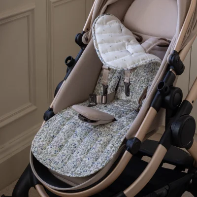 Pram Liner - Riverbank / Nettle Scatter - Riverbank / Nettle Scatter