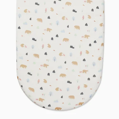 Printed Moses Basket Fitted Sheet