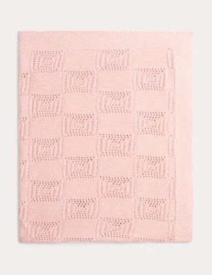 Pure Cotton Knitted Shawl