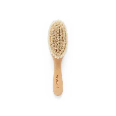 Purebaby Goat Hair Brush with Box