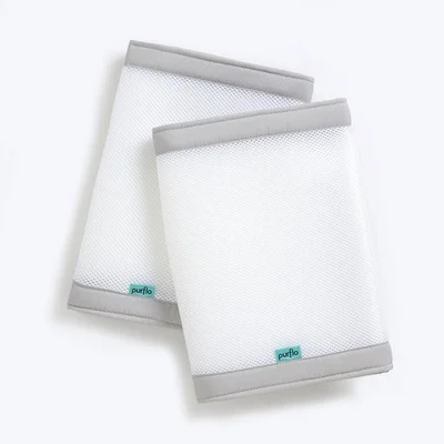 Purflo Breathable Cot Wrap - Cloud Grey - Grey