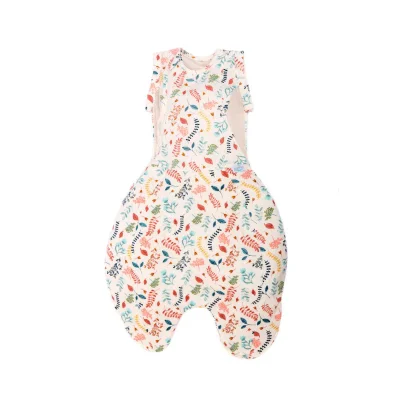 Purflo Swaddle To Sleep Bag - Botanical - TOG 2.5 - Botanical