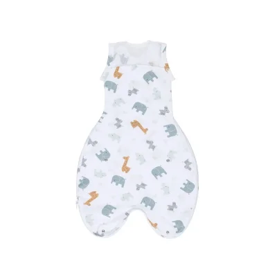 Purflo Swaddle To Sleep Sleeping Bag 2.5 Tog 0-4m All Seasons- Safari