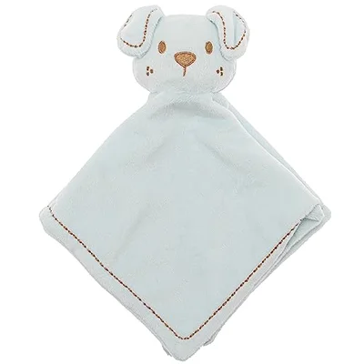 Rainbow Designs Safe & Soft Comforter – Baby Blanket for Newborns – Soft Touch Cuddly Baby Comforters, Adorable Rabbit Toy, Safe from Birth (Puppy) - Multi / Baby