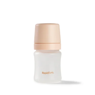 RapidBottle Anti-Colic Glass Feeding Bottle