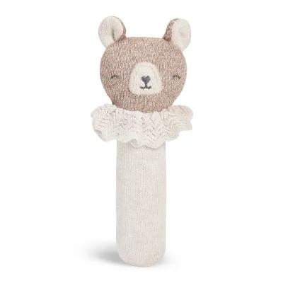 Avery Row Rattle - Brown Bear