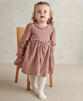 Red Gingham Dress - 3-6 Months