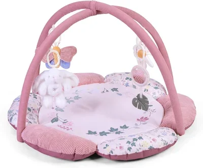 Red Kite Play Gym - Padded Play Gym with Hanging Toys (Rose & Ivy) - Rose & Ivy